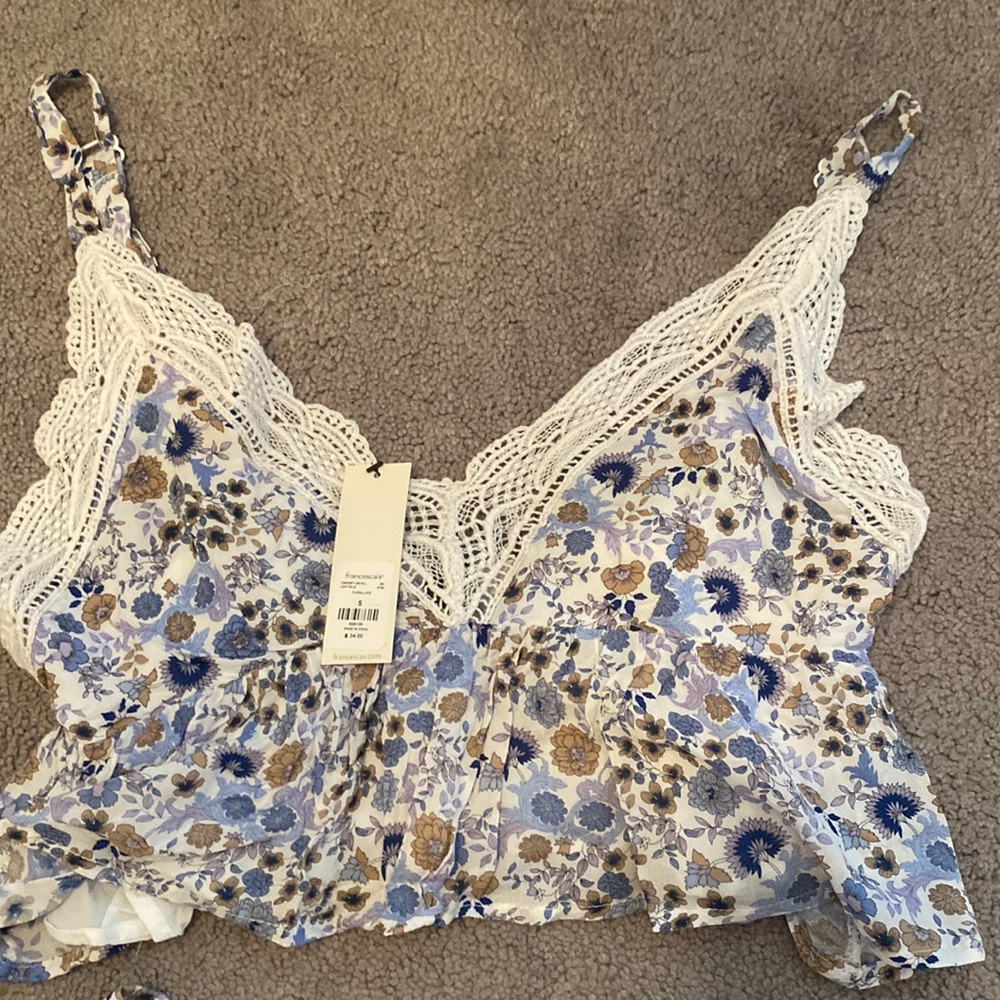 Francesca’s Tank Top. New with tags. Part of matching set.